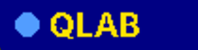 Blue dot with a gold ring, labeled QLAB