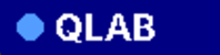 Blue dot with a white ring, labeled QLAB